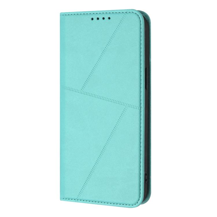 For iPhone 17 Pro Max Strong Magnetic Frosted Flip Leather Phone Case(Light Blue)
