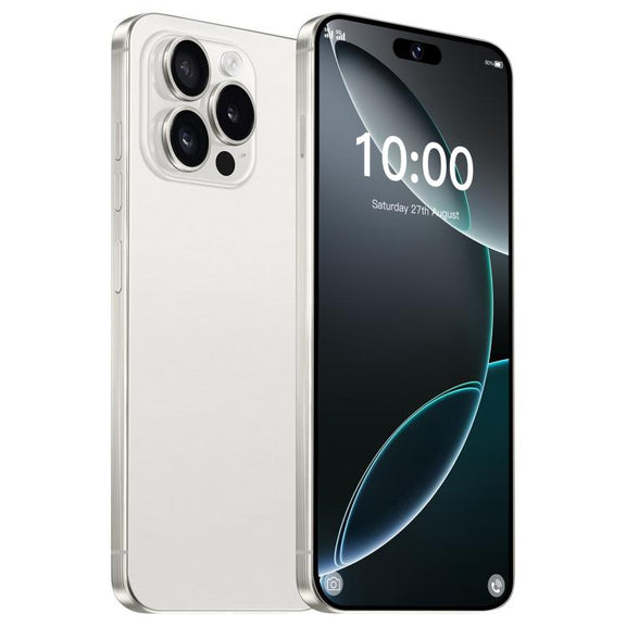 I16 Pro Max / VD1, 3GB+32GB, 6.8 inch Android 10 MTK6753 Octa Core, Network: 4G, Dual SIM, Plug:EU Plug(White)
