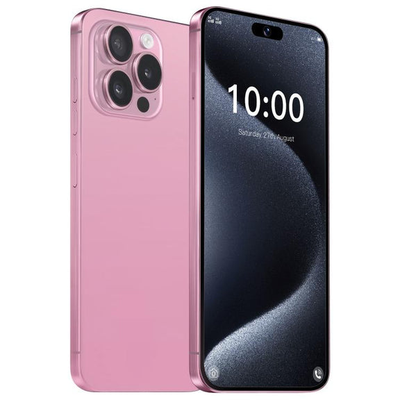 I16 Pro Max / VD1, 3GB+32GB, 6.8 inch Android 10 MTK6753 Octa Core, Network: 4G, Dual SIM, Plug:US Plug(Pink)