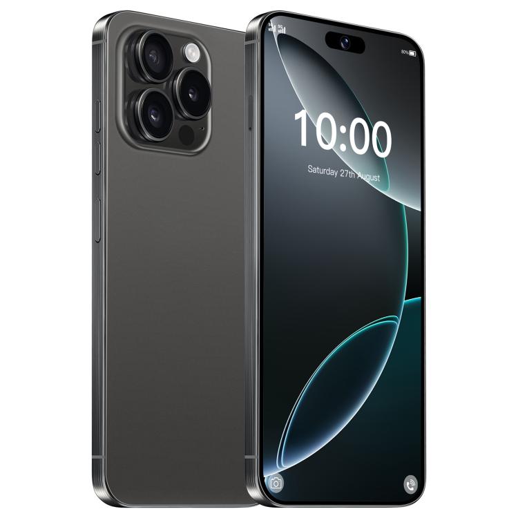 I16 Pro Max / VD1, 3GB+32GB, 6.8 inch Android 10 MTK6753 Octa Core, Network: 4G, Dual SIM, Plug:AU Plug(Black)