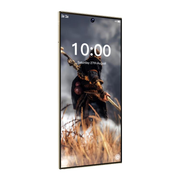 S24 Ultra / S7, 4GB+128GB, 6.75 inch Android 10 MTK6750 Octa Core, Network: 4G, Dual SIM, Plug:EU Plug(Gold)