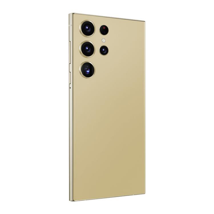 S24 Ultra / S7, 4GB+128GB, 6.75 inch Android 10 MTK6750 Octa Core, Network: 4G, Dual SIM, Plug:EU Plug(Gold)
