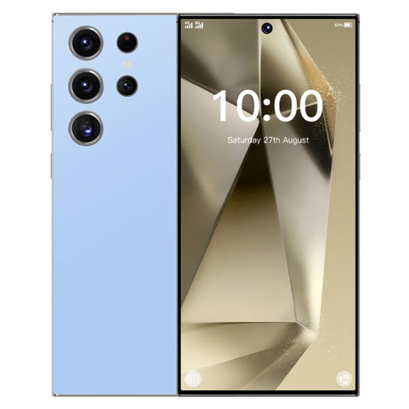 S24 Ultra / S7, 4GB+128GB, 6.75 inch Android 10 MTK6750 Octa Core, Network: 4G, Dual SIM, Plug:US Plug(Sky Blue)