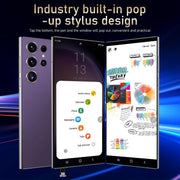 S24 Ultra / S7, 4GB+128GB, 6.75 inch Android 10 MTK6750 Octa Core, Network: 4G, Dual SIM, Plug:AU Plug(Grey)