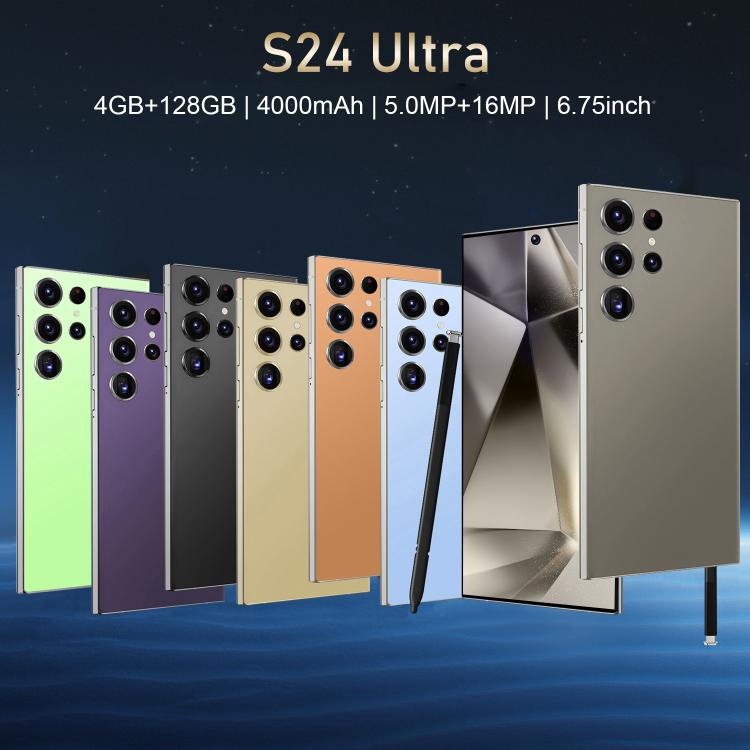 S24 Ultra / S7, 4GB+128GB, 6.75 inch Android 10 MTK6750 Octa Core, Network: 4G, Dual SIM, Plug:UK Plug(Purple)