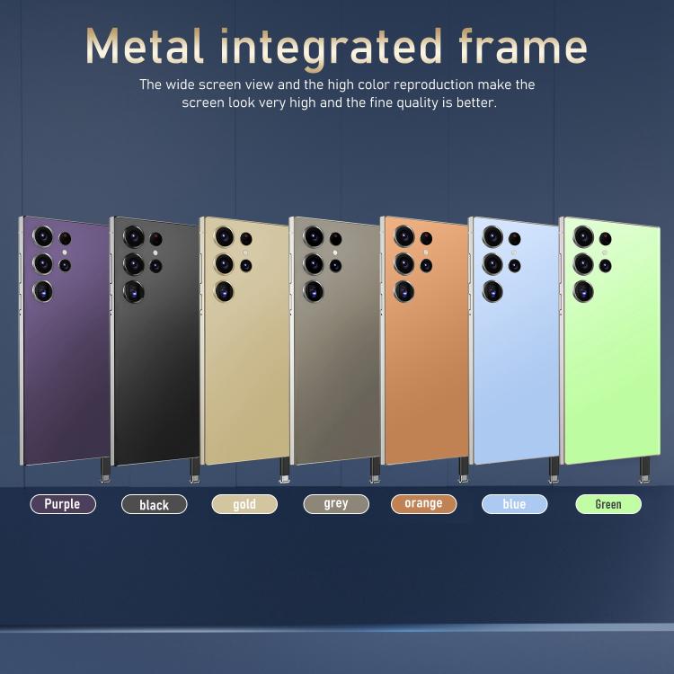 S24 Ultra / S7, 4GB+128GB, 6.75 inch Android 10 MTK6750 Octa Core, Network: 4G, Dual SIM, Plug:US Plug(Green)