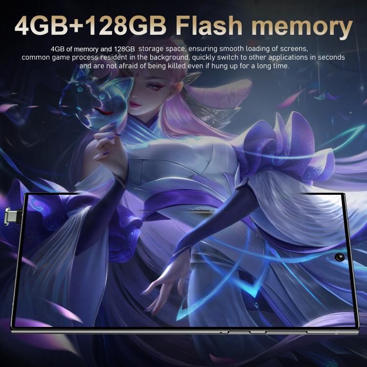 S24 Ultra / S7, 4GB+128GB, 6.75 inch Android 10 MTK6750 Octa Core, Network: 4G, Dual SIM, Plug:US Plug(Gold)