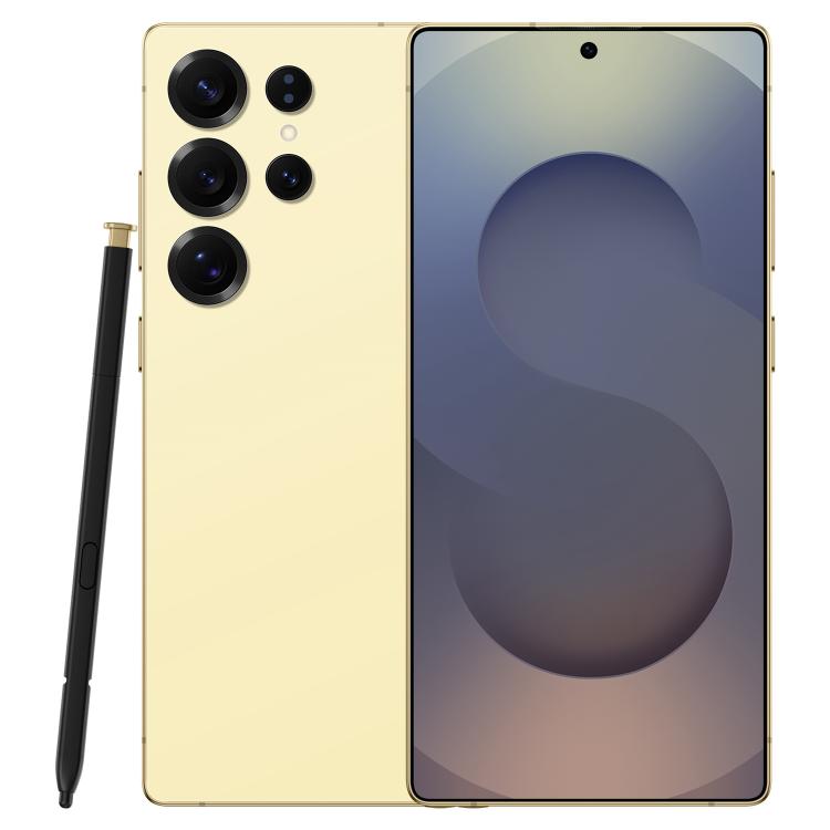 S25 Ultra / S11, 4GB+64GB, 6.75 inch Android 12 MTK6762 Octa Core, Network: 4G, Dual SIM, Plug:AU Plug(Yellow)