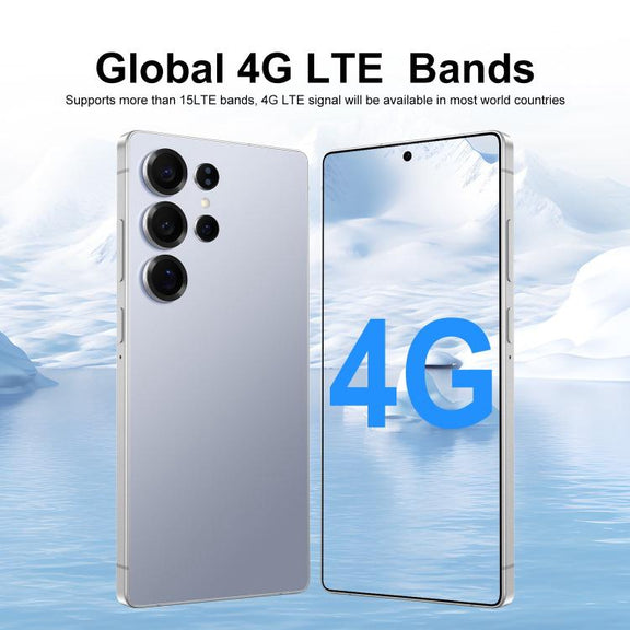 S25 Ultra / S11, 4GB+64GB, 6.75 inch Android 12 MTK6762 Octa Core, Network: 4G, Dual SIM, Plug:EU Plug(Blue)