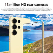 S25 Ultra / S11, 4GB+64GB, 6.75 inch Android 12 MTK6762 Octa Core, Network: 4G, Dual SIM, Plug:EU Plug(White)