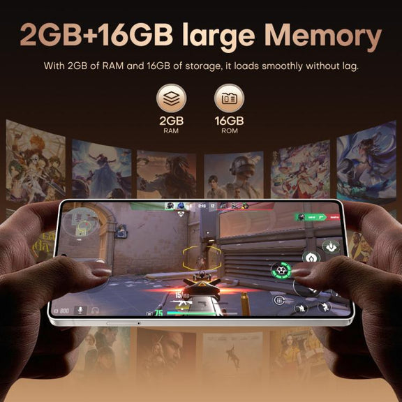 S25 Ultra / B9, 2GB+16GB, 6.75 inch Android 8.1 MTK6739 Quad Core, Network: 4G, Dual SIM, Plug:EU Plug(Titanium Silver Blue)