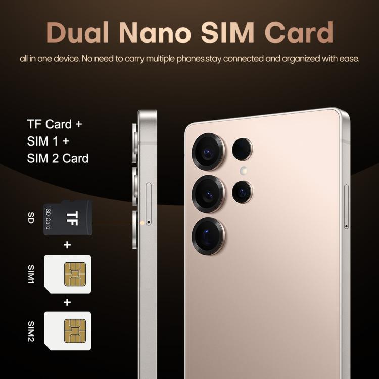 S25 Ultra / B9, 2GB+16GB, 6.75 inch Android 8.1 MTK6739 Quad Core, Network: 4G, Dual SIM, Plug:EU Plug(Titanium Black)