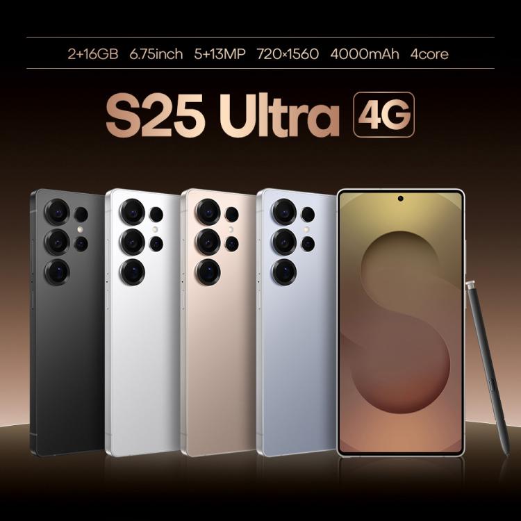 S25 Ultra / B9, 2GB+16GB, 6.75 inch Android 8.1 MTK6739 Quad Core, Network: 4G, Dual SIM, Plug:EU Plug(Titanium Silver Blue)