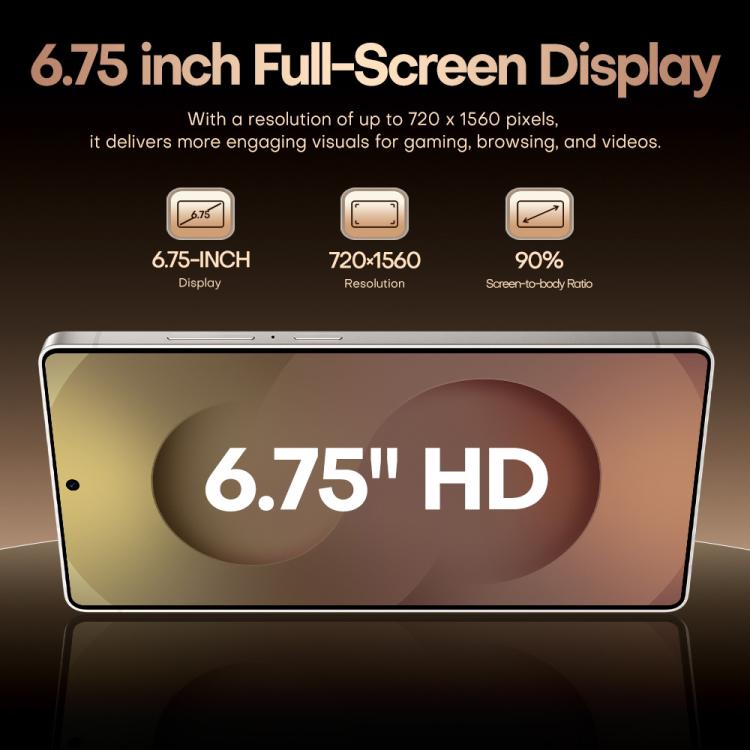 S25 Ultra / B9, 2GB+16GB, 6.75 inch Android 8.1 MTK6739 Quad Core, Network: 4G, Dual SIM, Plug:EU Plug(Titanium Black)