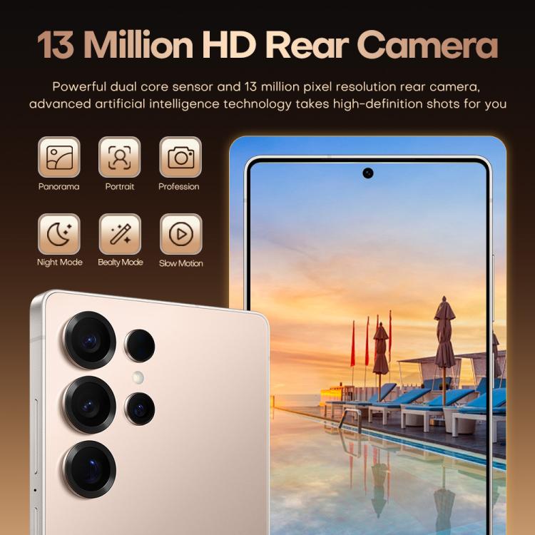 S25 Ultra / B9, 2GB+16GB, 6.75 inch Android 8.1 MTK6739 Quad Core, Network: 4G, Dual SIM, Plug:AU Plug(Titanium Black)