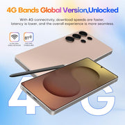 S25 Ultra / Q25, 4GB+64GB, 6.75 inch Android 12 MTK6762 Octa Core, Network: 4G, Dual SIM, with Stylus Pen, Plug:EU Plug(Titanium Pink Gold)