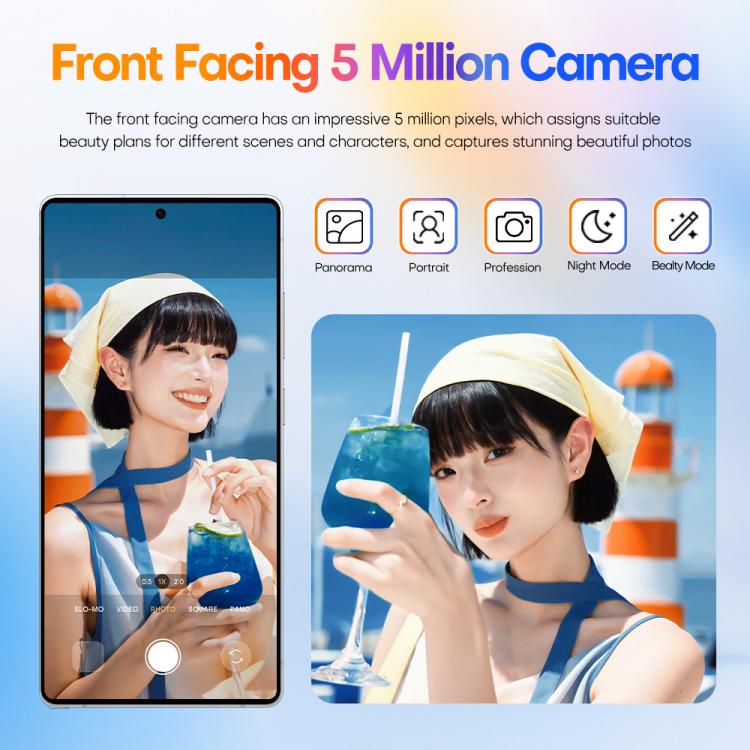 S25 Ultra / Q25, 4GB+64GB, 6.75 inch Android 12 MTK6762 Octa Core, Network: 4G, Dual SIM, with Stylus Pen, Plug:US Plug(Titanium Silver Blue)