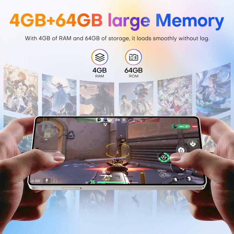S25 Ultra / Q25, 4GB+64GB, 6.75 inch Android 12 MTK6762 Octa Core, Network: 4G, Dual SIM, with Stylus Pen, Plug:EU Plug(Titanium White Sliver)