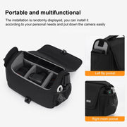 CADeN D27-1 Portable Digital Camera Bag with Strap, Size:26 x 21 x 15cm Grey