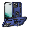 For iPhone 17 Air Shockproof TPU Hybrid PC Phone Case with Holder(Blue) - free shipping - PMc TechLife - Order now!