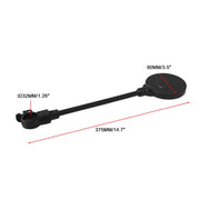 Pair Mountain Bike / Electric Motorcycle Multifunctional Adjustable Handlebar Rearview Mirror