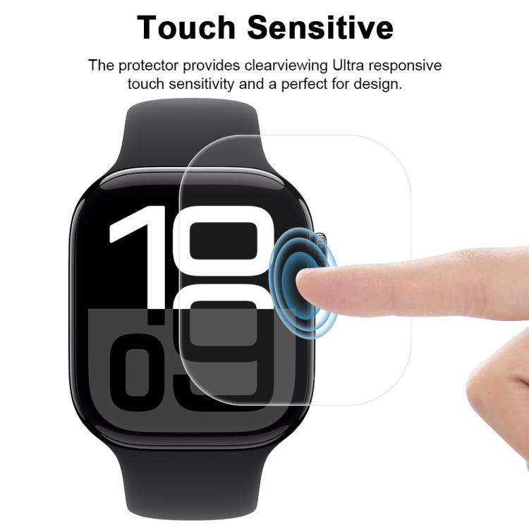 For Apple Watch Series 10 46mm 5pcs xDfind Soft Hydrogel Film Full Cover Front Protector