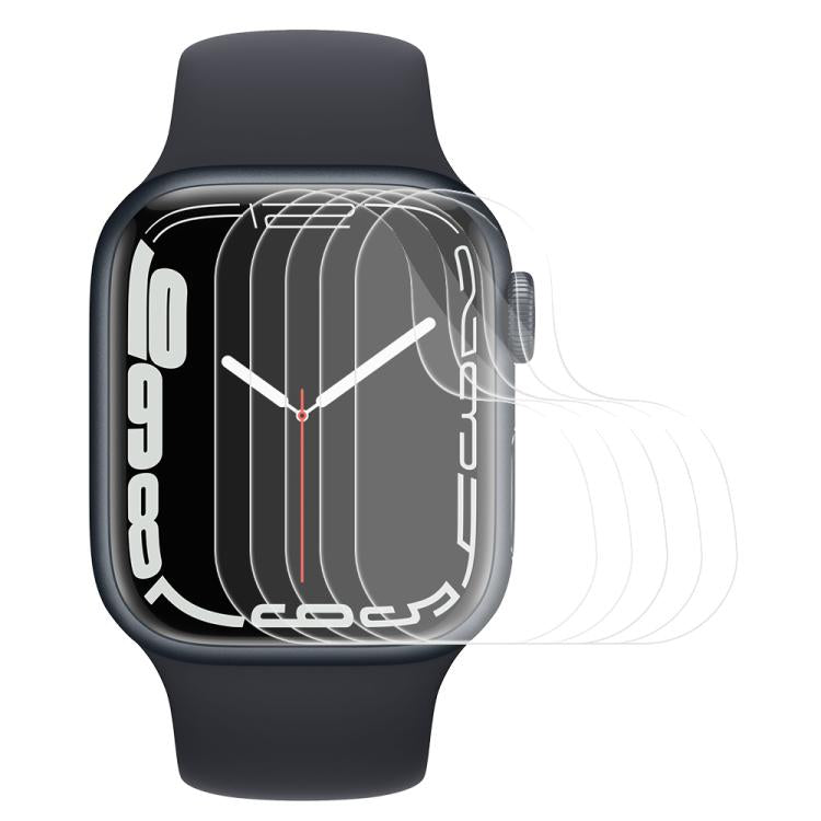 For Apple Watch Series 9 / 8 / 7 41mm 5pcs xDfind Soft Hydrogel Film Full Cover Front Protector