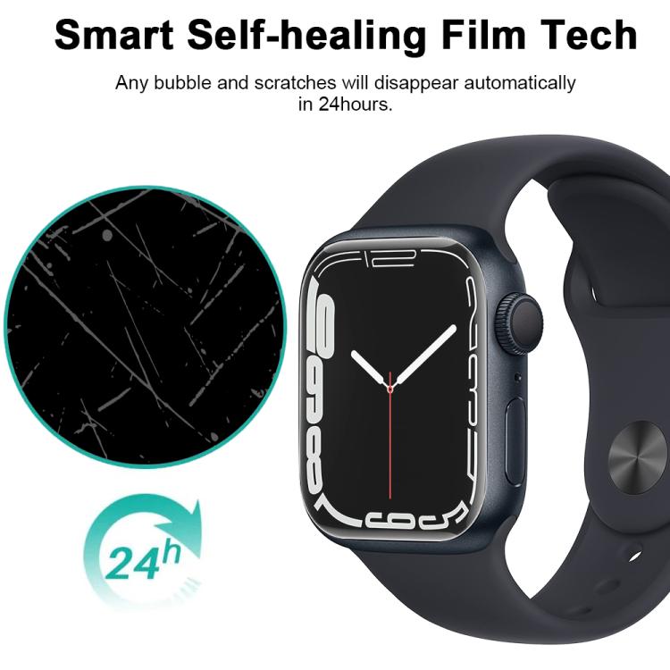 For Apple Watch Series 9 / 8 / 7 41mm 5pcs xDfind Soft Hydrogel Film Full Cover Front Protector