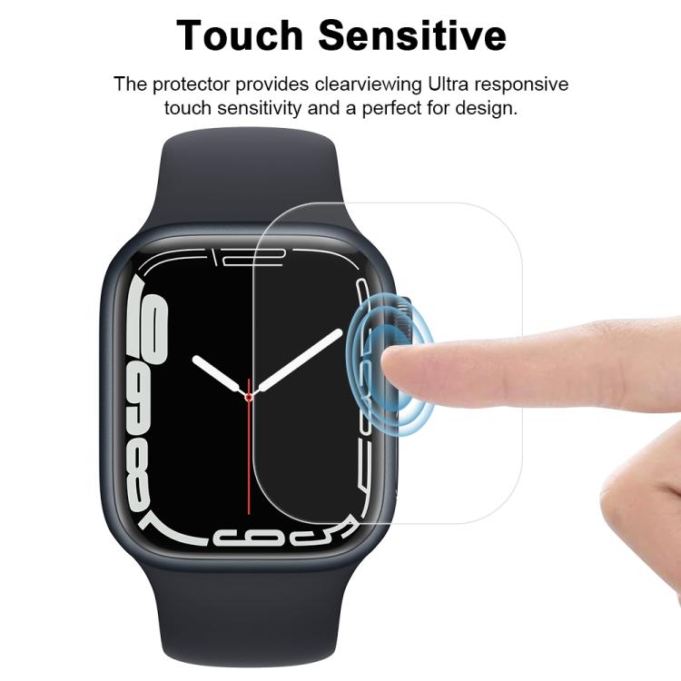 For Apple Watch Series 9 / 8 / 7 41mm 5pcs xDfind Soft Hydrogel Film Full Cover Front Protector
