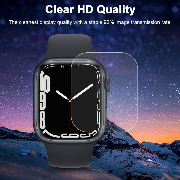 For Apple Watch Series 9 / 8 / 7 41mm 5pcs xDfind Soft Hydrogel Film Full Cover Front Protector