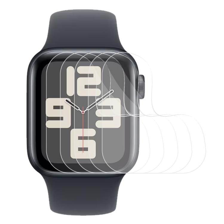 For Apple Watch Series 6&SE&5&4 44mm 5pcs xDfind Soft Hydrogel Film Full Cover Front Protector