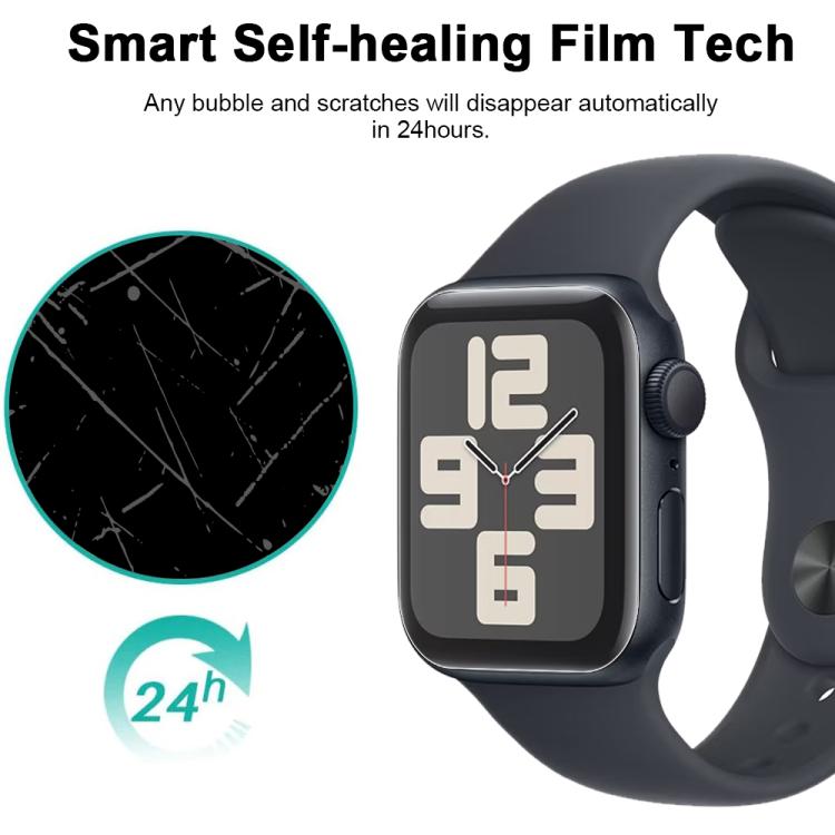 For Apple Watch Series 6&SE&5&4 44mm 5pcs xDfind Soft Hydrogel Film Full Cover Front Protector