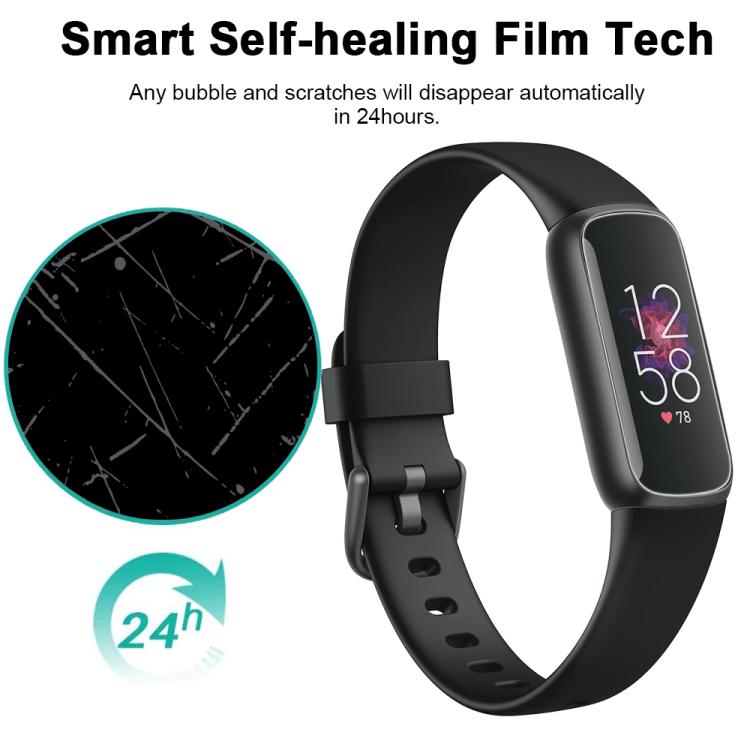 For Fitbit Luxe 5pcs xDfind Soft Hydrogel Film Full Cover Front Protector