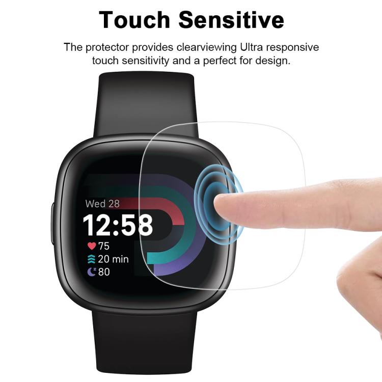 For Fitbit Versa 4 5pcs xDfind Soft Hydrogel Film Full Cover Front Protector