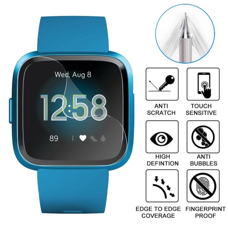 For Fitbit Versa 5pcs xDfind Soft Hydrogel Film Full Cover Front Protector