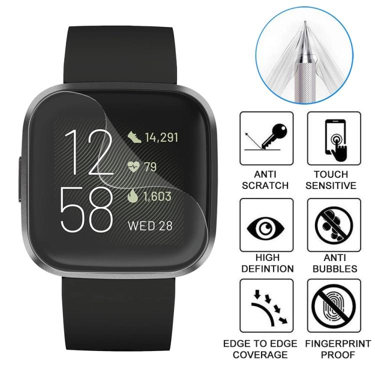 For Fitbit Versa 2 5pcs xDfind Soft Hydrogel Film Full Cover Front Protector