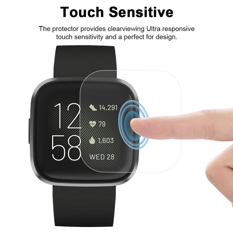 For Fitbit Versa 2 5pcs xDfind Soft Hydrogel Film Full Cover Front Protector