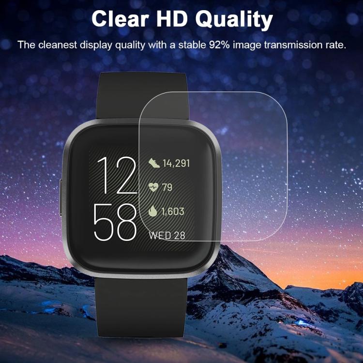 For Fitbit Versa 2 5pcs xDfind Soft Hydrogel Film Full Cover Front Protector