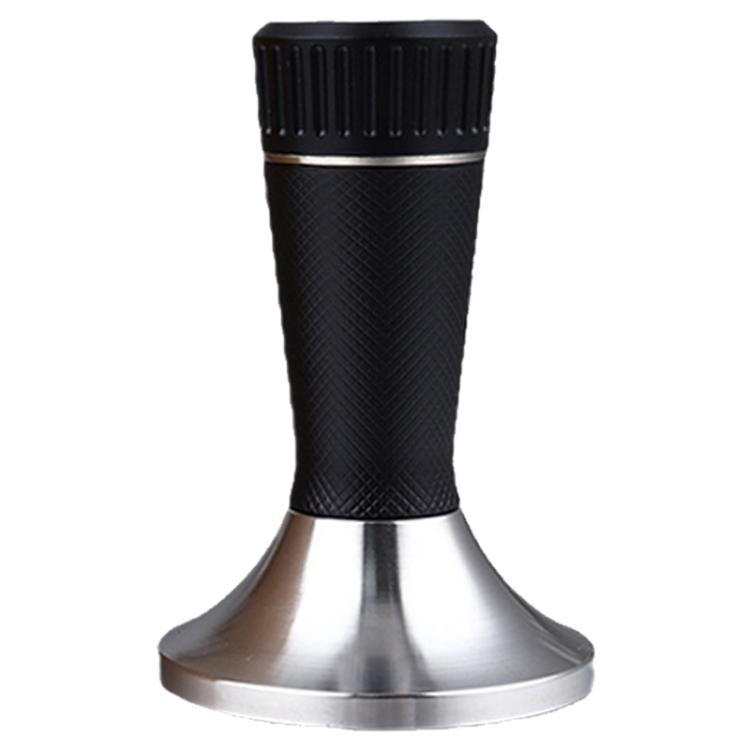 53.3mm Mesh Texture with Needle Coffee Powder Pressing Hammer Stainless Steel Cloth Powder(Black)