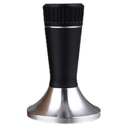 53.3mm Mesh Texture with Needle Coffee Powder Pressing Hammer Stainless Steel Cloth Powder(Black)
