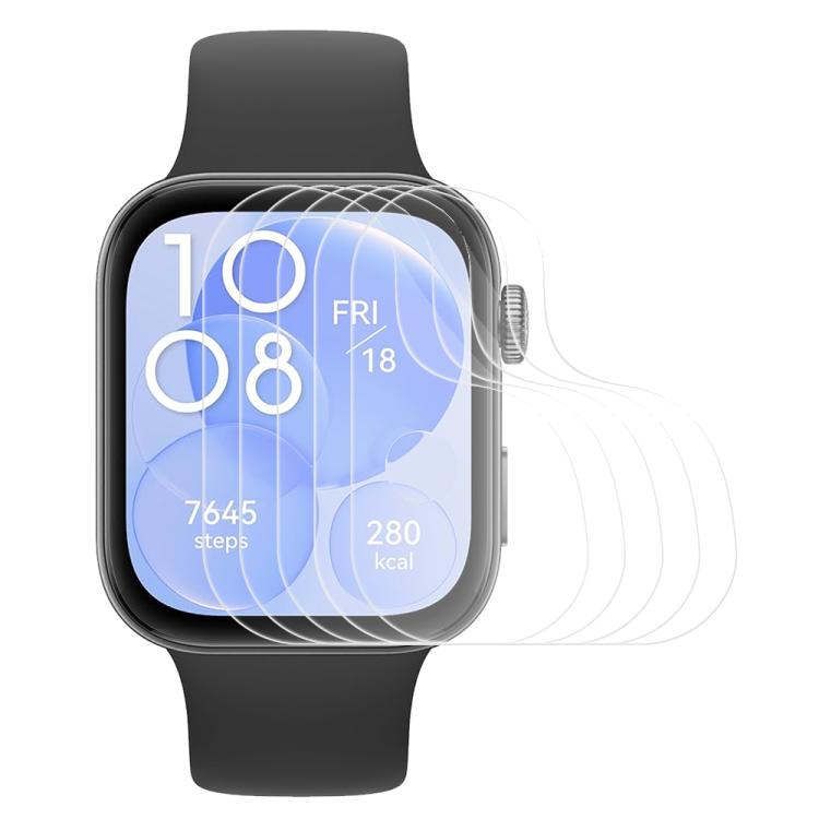 For Huawei Watch Fit 3 5pcs xDfind Soft Hydrogel Film Full Cover Front Protector