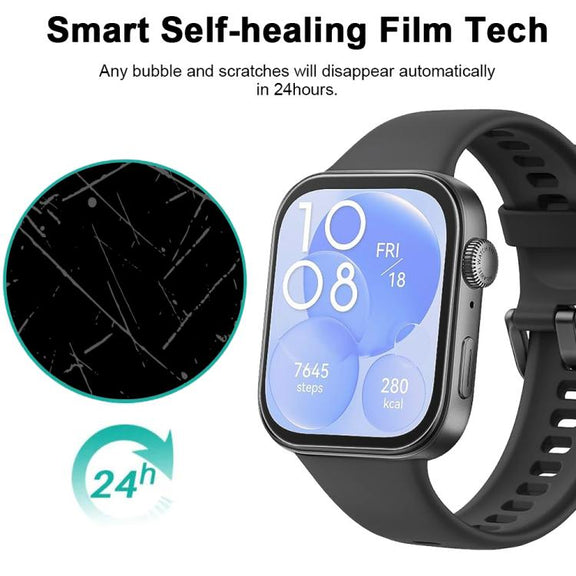 For Huawei Watch Fit 3 5pcs xDfind Soft Hydrogel Film Full Cover Front Protector
