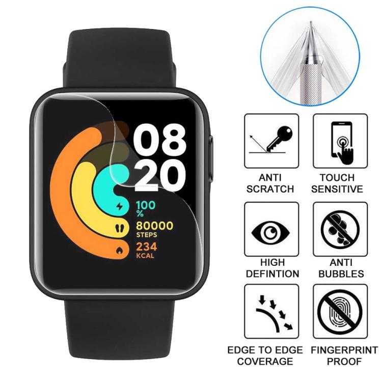 For Xiaomi Mi Watch Lite 5pcs xDfind Soft Hydrogel Film Full Cover Front Protector