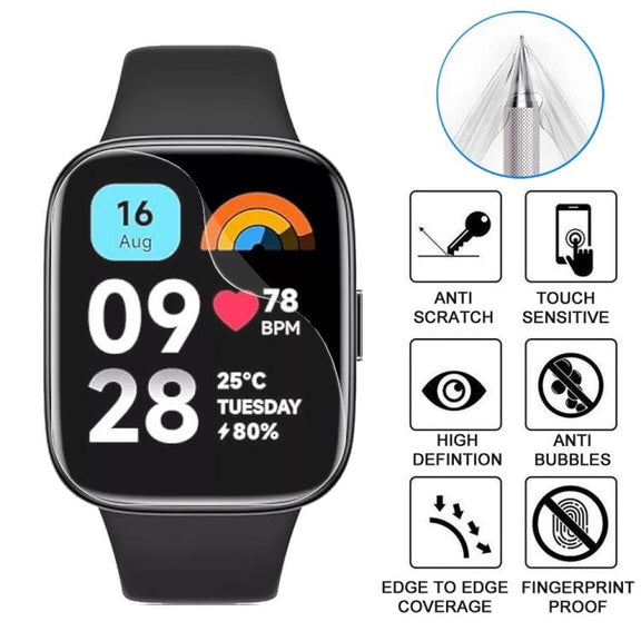 For Xiaomi Redmi Watch 3 Active 5pcs xDfind Soft Hydrogel Film Full Cover Front Protector