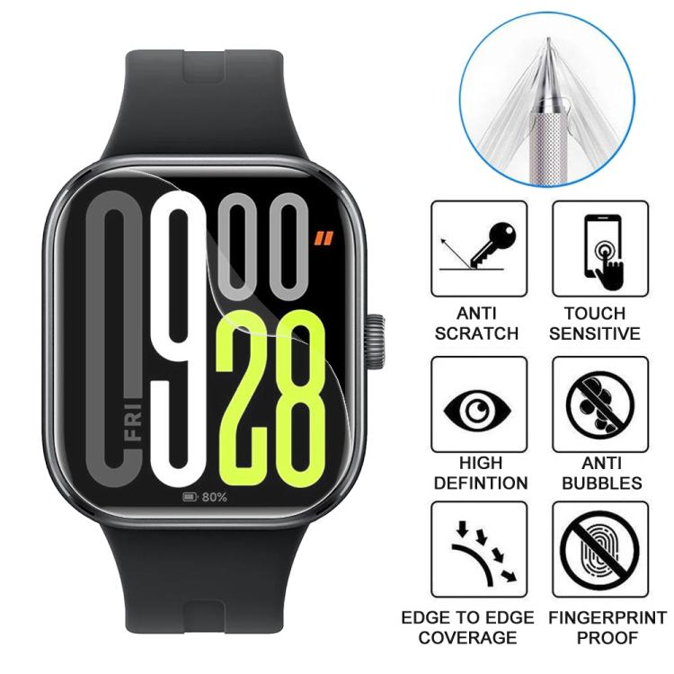 For Xiaomi Redmi Watch 5 5pcs xDfind Soft Hydrogel Film Full Cover Front Protector