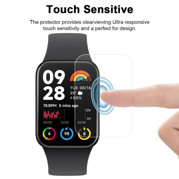 For Xiaomi Mi Band 8 Pro 5pcs xDfind Soft Hydrogel Film Full Cover Front Protector