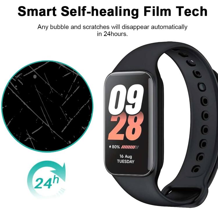 For Xiaomi Smart Band 8 Active 5pcs xDfind Soft Hydrogel Film Full Cover Front Protector