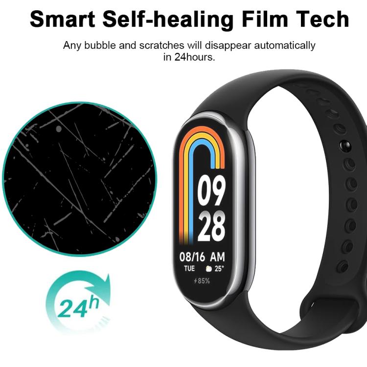 For Xiaomi Mi Band 8 5pcs xDfind Soft Hydrogel Film Full Cover Front Protector