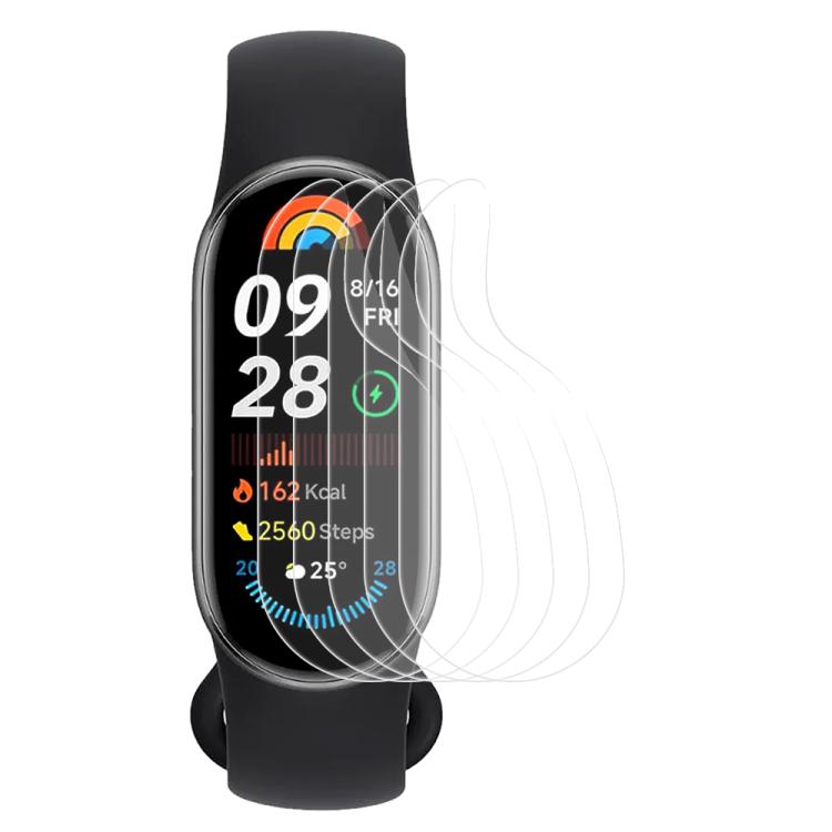 For Xiaomi Smart Band 9 5pcs xDfind Soft Hydrogel Film Full Cover Front Protector