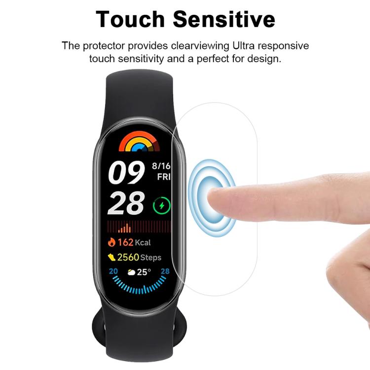 For Xiaomi Smart Band 9 5pcs xDfind Soft Hydrogel Film Full Cover Front Protector